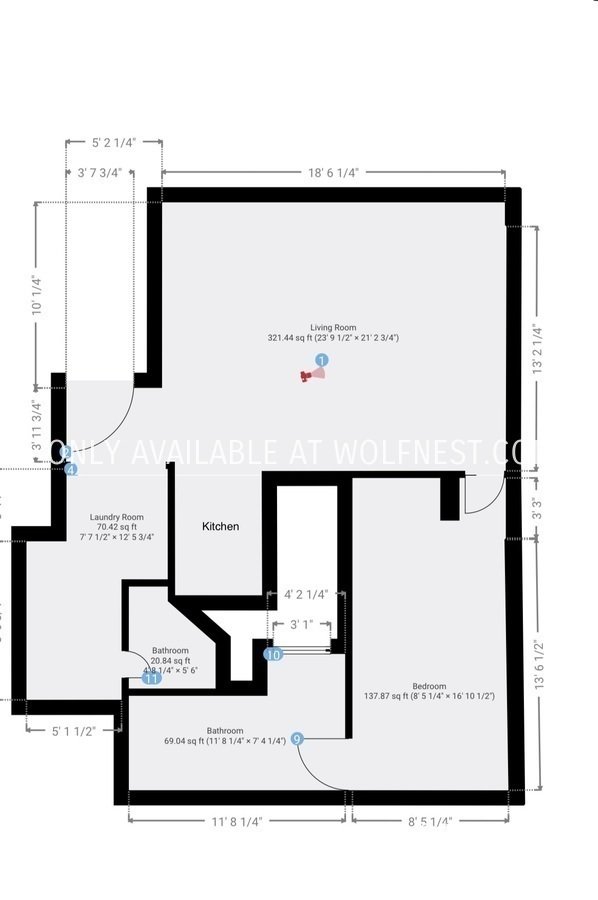 Luxurious 1 Bed Downtown Condo! No Deposit Option! property image