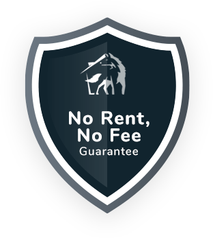Guarantees Badge: No Rent, No Fee Guarantee
