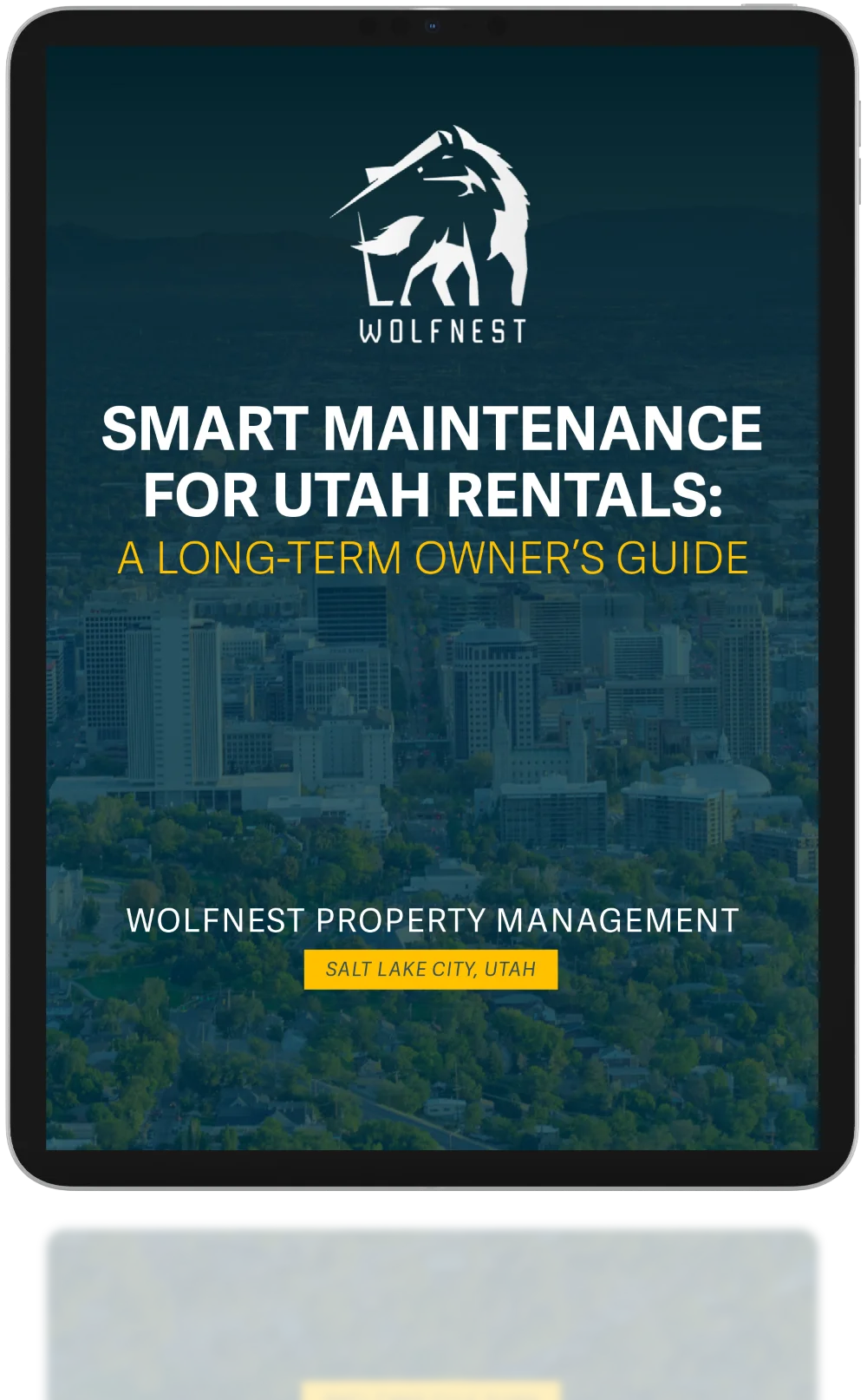 Smart Maintenance For Utah Rentals E-Book Mockup